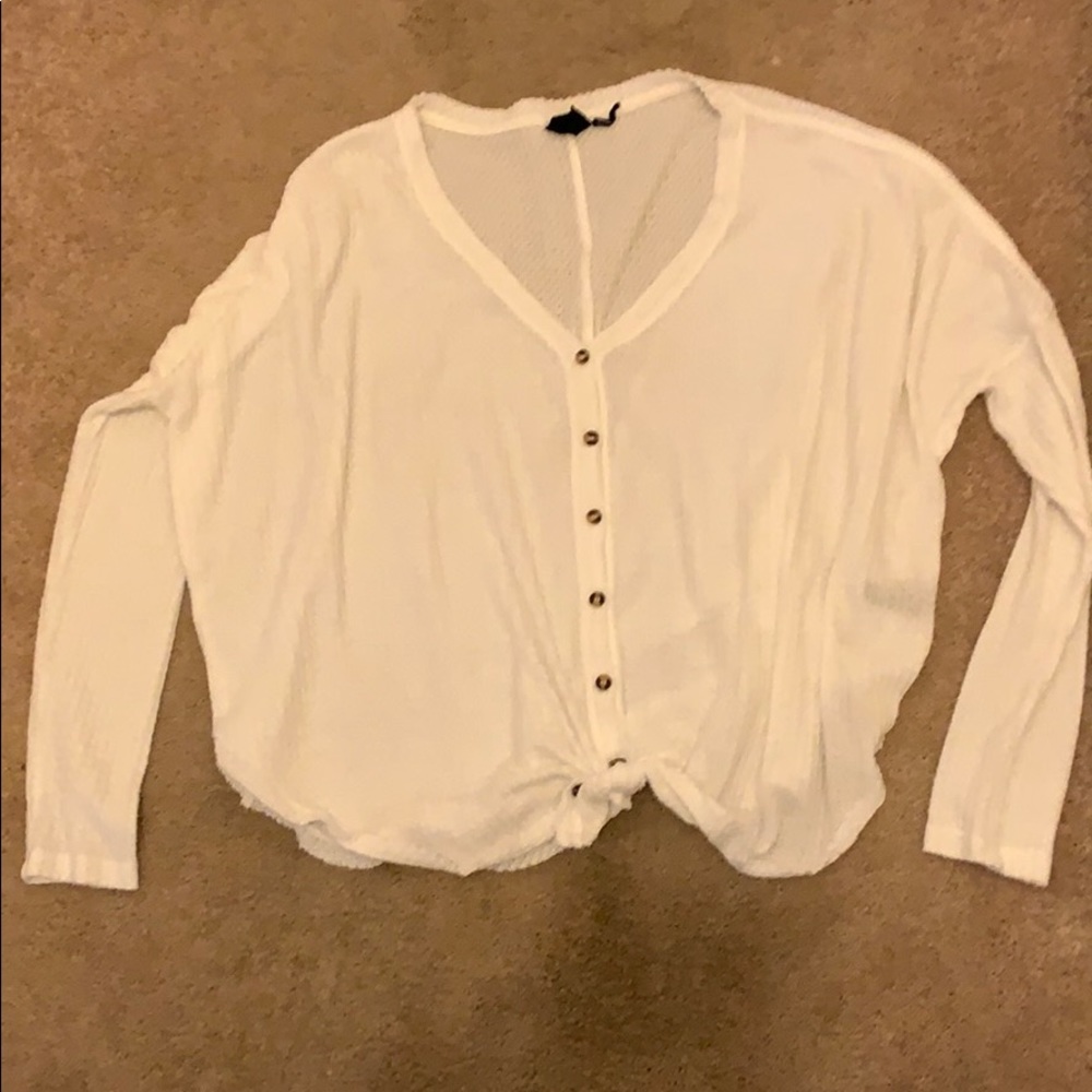 White long sleeve thermal - so soft!